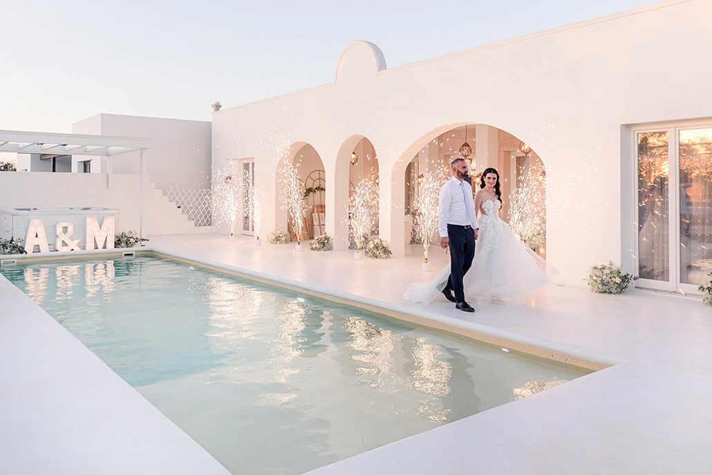 Καλοκαιρινός γάμος στη Νάξο με παστελ τόνους και χρυσές λεπτομέρειες | Μαρία  & Ανέστης