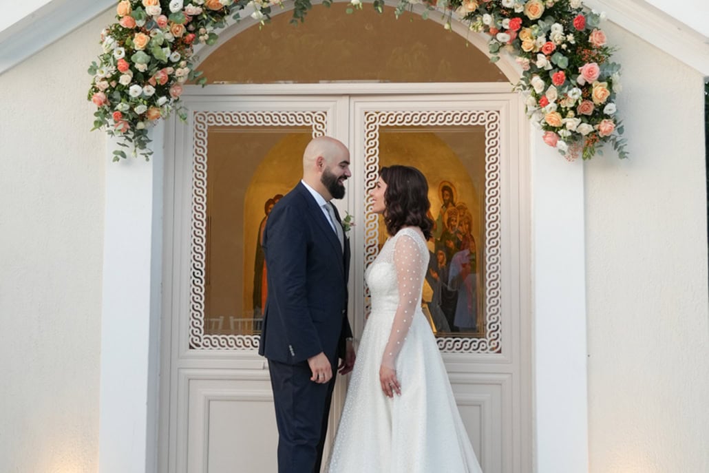 Chic + romantic γάμος το καλοκαίρι στην Αθήνα | Κέλυ & Ηλίας