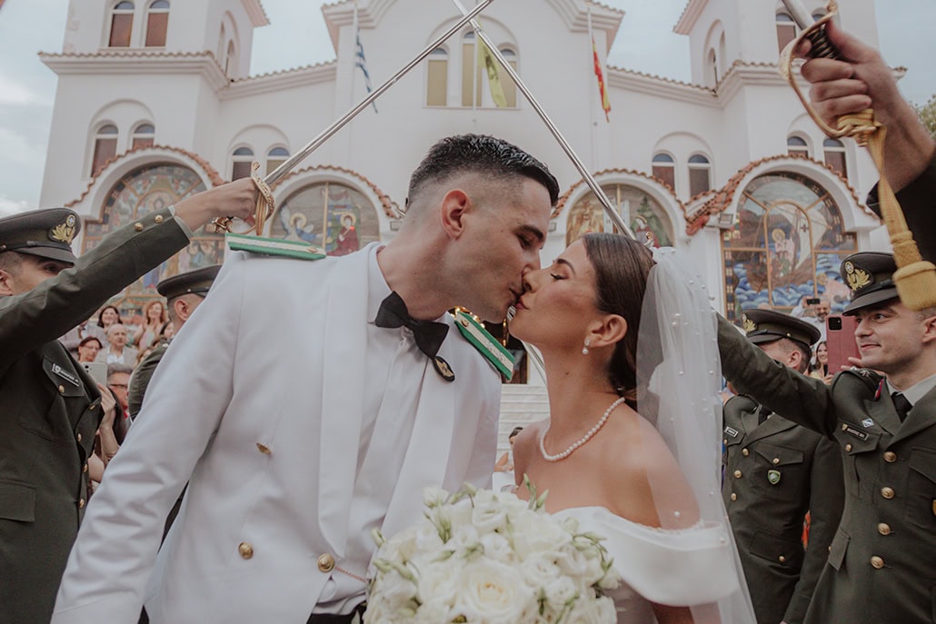 Όμορφος στρατιωτικός γάμος στην Κατερίνη | Εβελίνα & Αχιλλέας