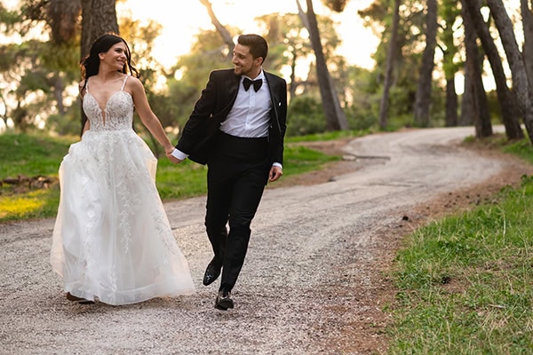 Ειδυλλιακή φωτογράφιση γάμου σε καταπράσινο δασικό τοπίο | Κατερίνα & Δημήτρης