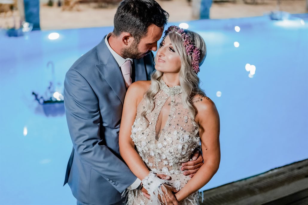 Ρομαντικός γάμος στο Κτήμα Λάας με υπέροχες ανθοσυνθέσεις | Αφροδίτη & Γιώργος