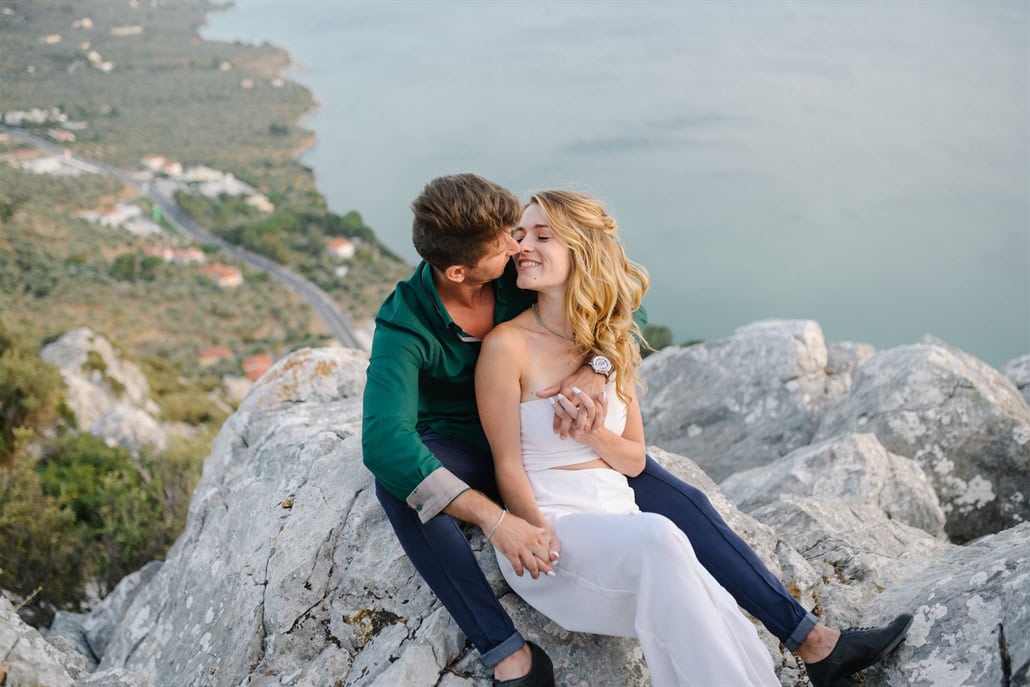 Όμορφη prewedding φωτογράφιση στη Λέσβο | Marie & Clément