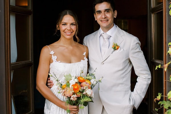 Όμορφος καλοκαιρινός destination γάμος στην Αθήνα | Elizabeth & Napoleon