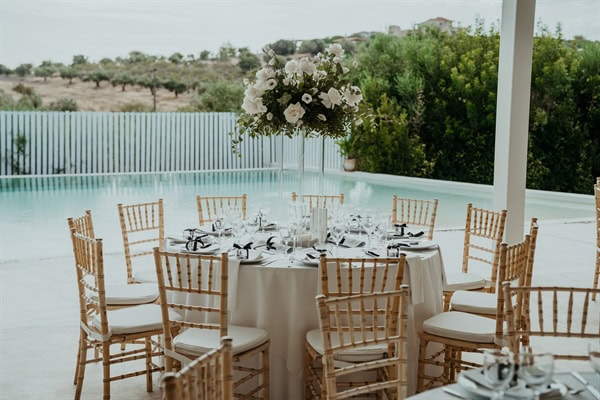 Beautiful Summer Wedding Amaltheia White Blooms