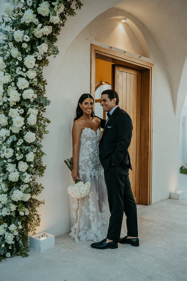 Beautiful Summer Wedding Amaltheia White Blooms