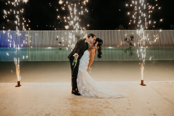 Beautiful Summer Wedding Amaltheia White Blooms