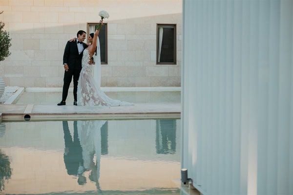 Beautiful Summer Wedding Amaltheia White Blooms