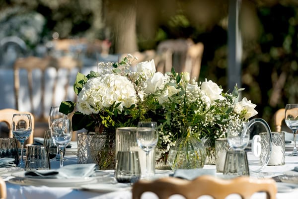 Dreamy Wedding Decor White Florals Timeless Aesthetic
