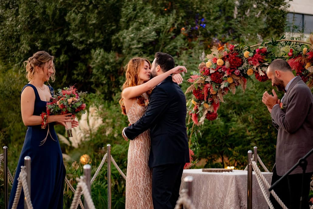 Φθινοπωρινός πολιτικός γάμος στο Κρωπίας Γη | Κωνσταντίνα & Μίνως