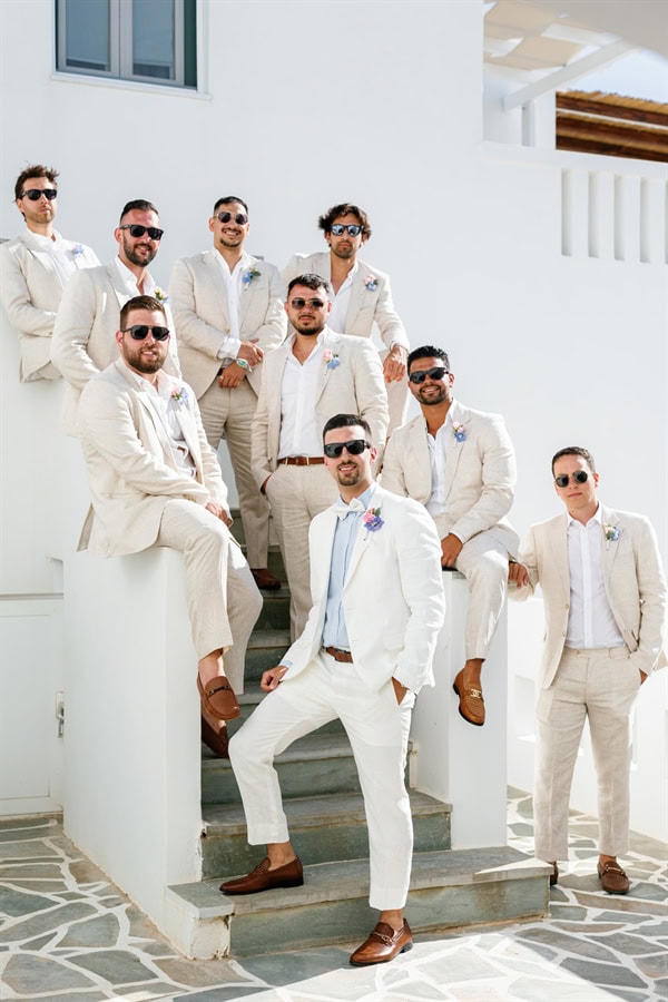 Romantic Destination Wedding Naxos Colorful Blooms