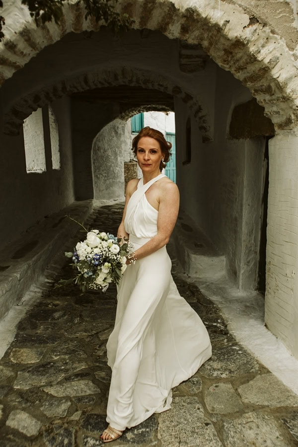 Romantic Spring Wedding Beautiful Amorgos