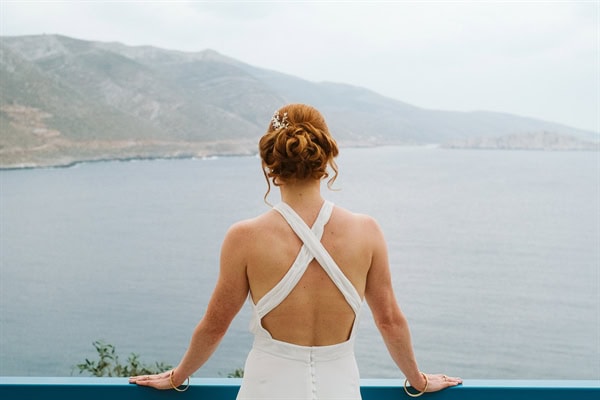 Romantic Spring Wedding Beautiful Amorgos