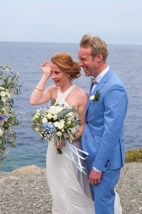 Romantic Spring Wedding Beautiful Amorgos