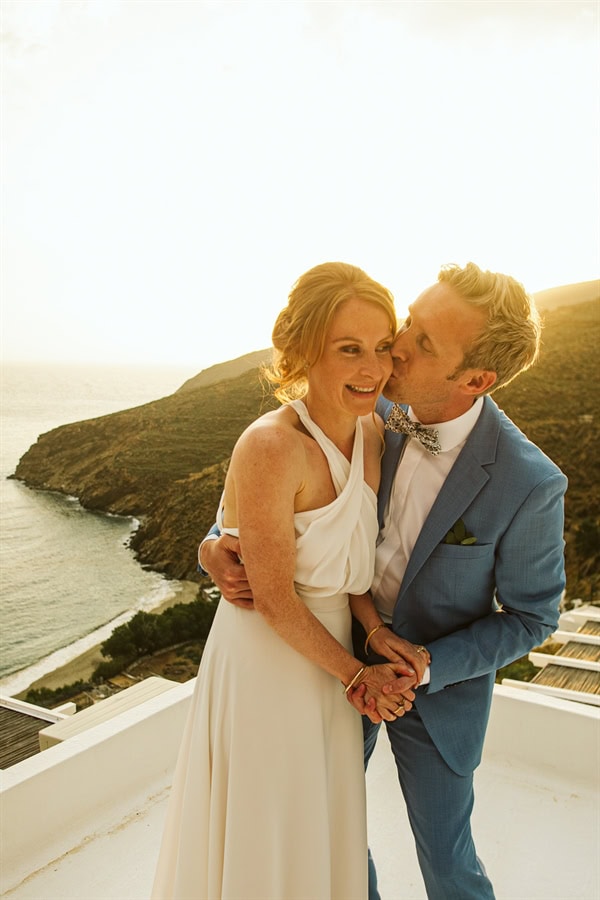 Romantic Spring Wedding Beautiful Amorgos