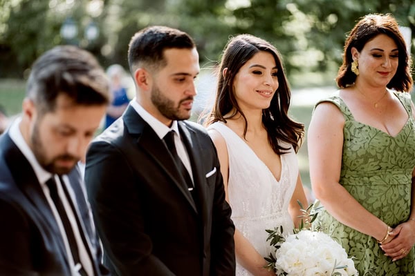 Summer Wedding Kavala White Roses Olive Leaves