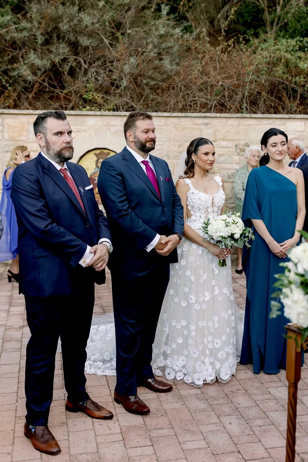 Beautiful Fall Wedding Chania Crete White Blooms