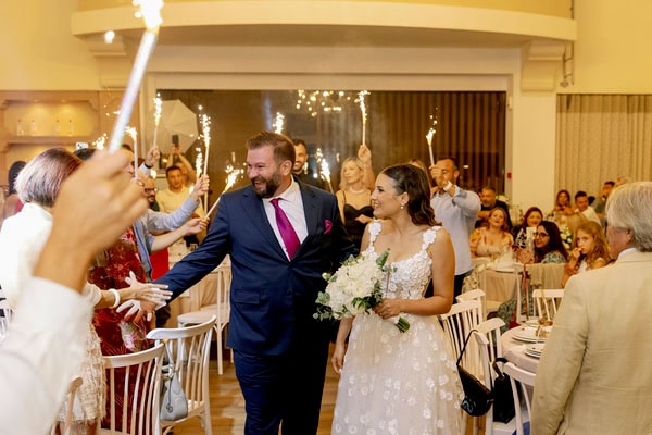 Beautiful Fall Wedding Chania Crete White Blooms