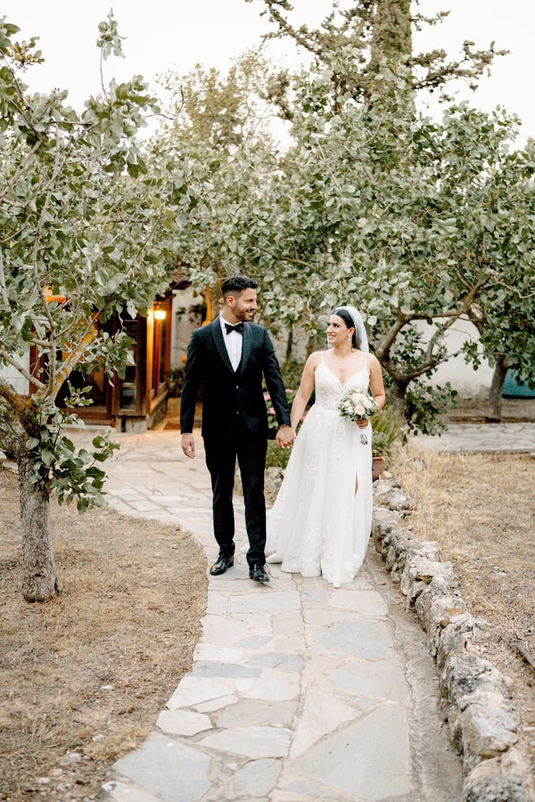 Beautiful Summer Wedding Athens Summer Pale Hued Florals