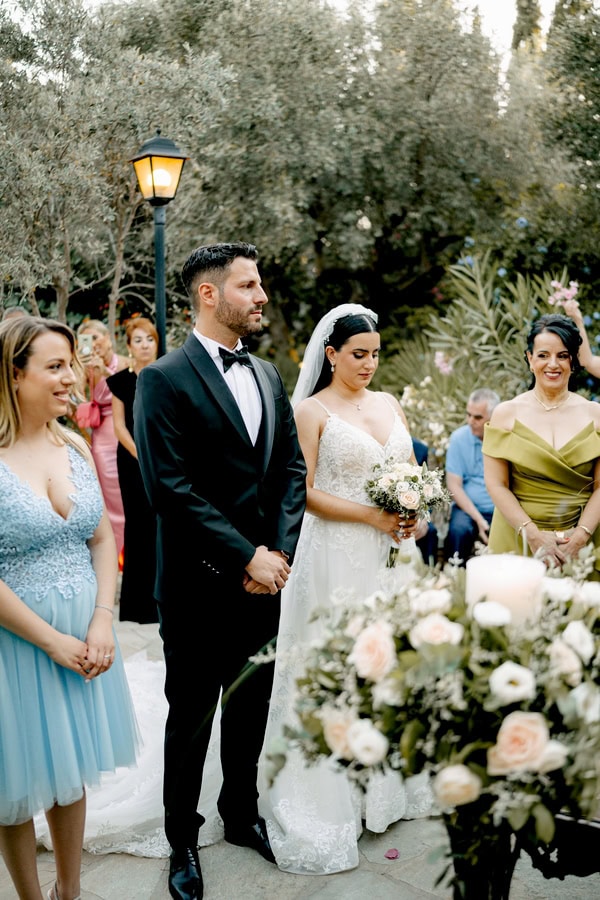 Beautiful Summer Wedding Athens Summer Pale Hued Florals