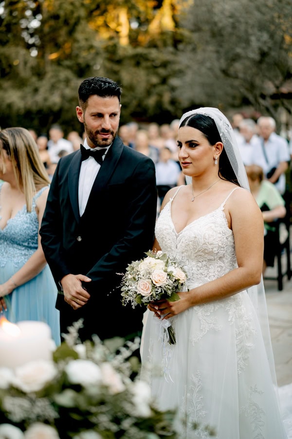 Beautiful Summer Wedding Athens Summer Pale Hued Florals