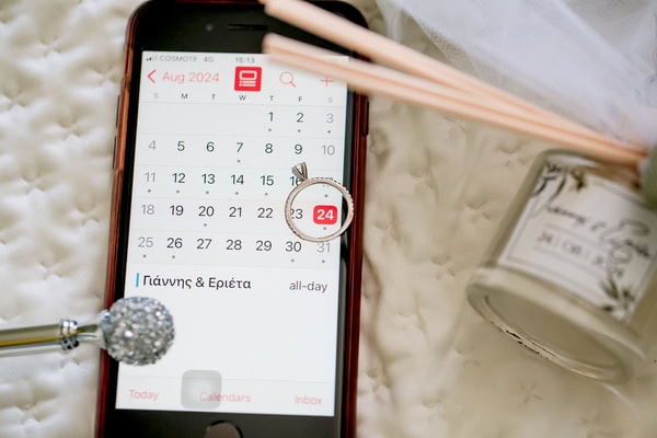 Beautiful Wedding Kastoria White Flowers Olives Leaves