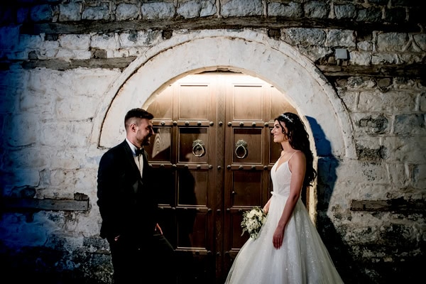 Beautiful Wedding Kastoria White Flowers Olives Leaves