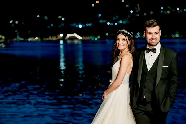 Beautiful Wedding Kastoria White Flowers Olives Leaves