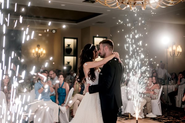 Beautiful Wedding Kastoria White Flowers Olives Leaves