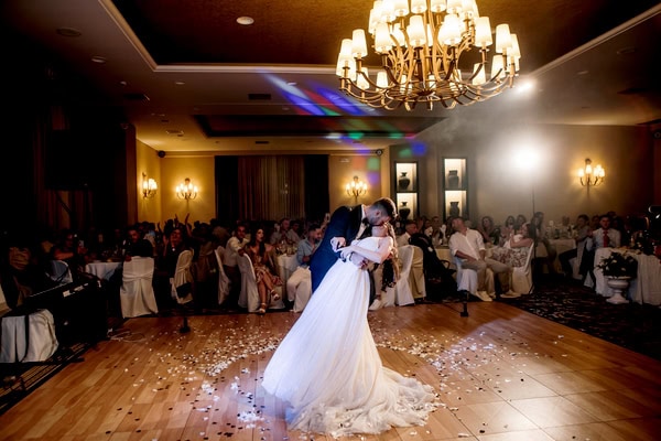 Beautiful Wedding Kastoria White Flowers Olives Leaves