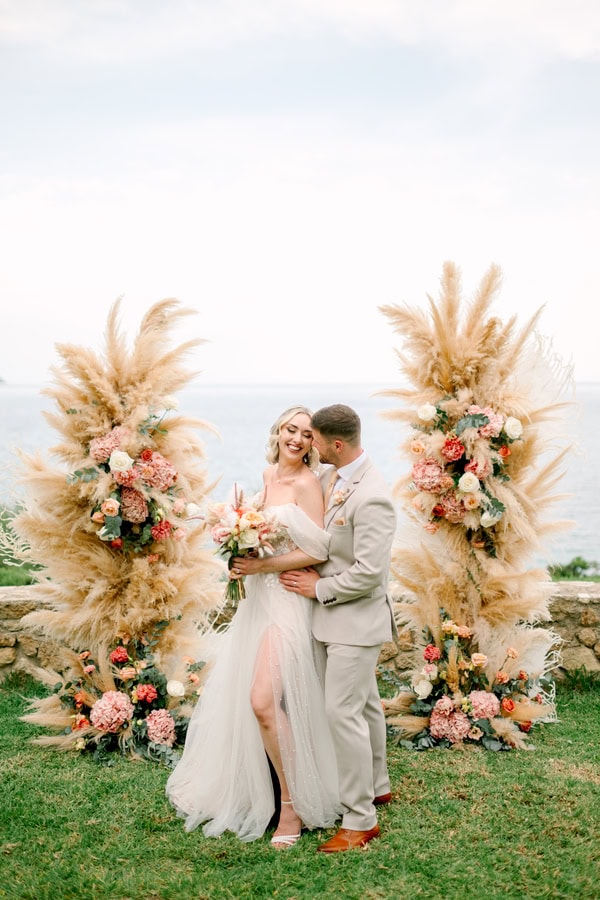 Boho Chic Wedding Ionian View Kefalonia