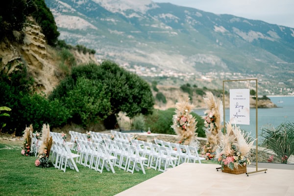 Boho Chic Wedding Ionian View Kefalonia