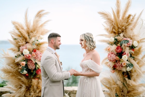 Boho Chic Wedding Ionian View Kefalonia