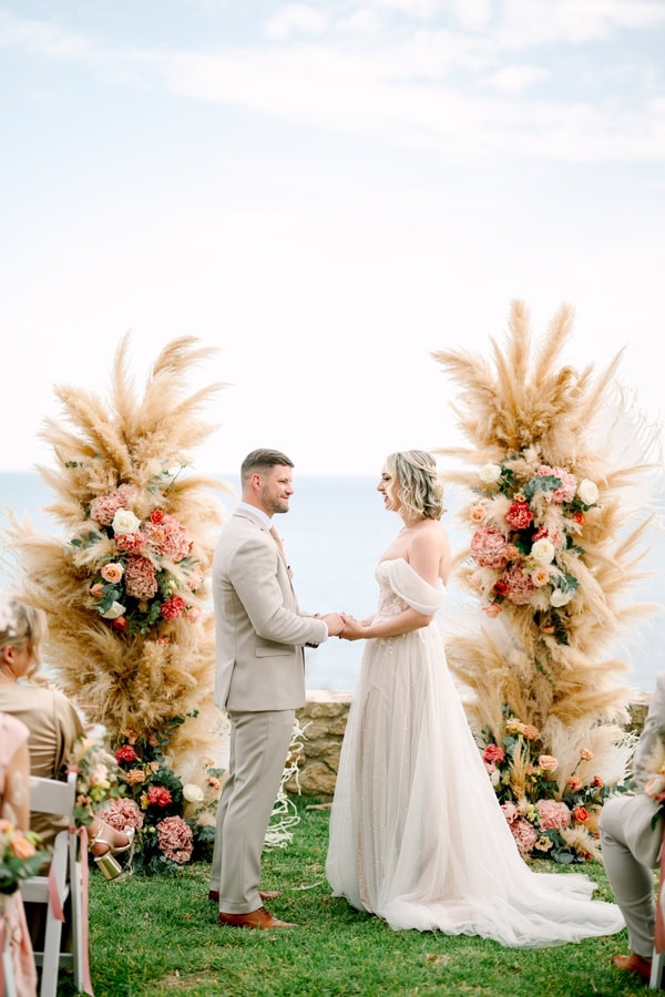 Boho Chic Wedding Ionian View Kefalonia