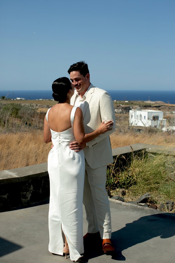Destination Summer Wedding Beautiful Santorini