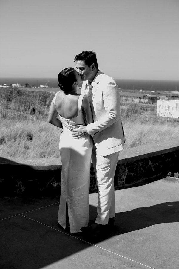 Destination Summer Wedding Beautiful Santorini