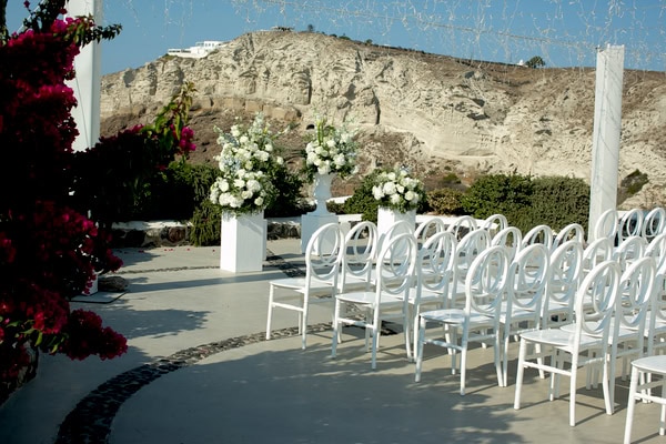 Destination Summer Wedding Beautiful Santorini