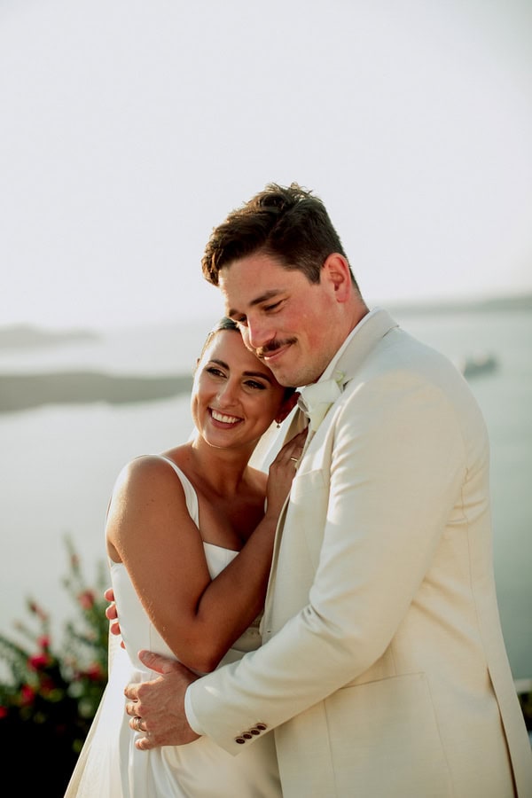 Destination Summer Wedding Beautiful Santorini
