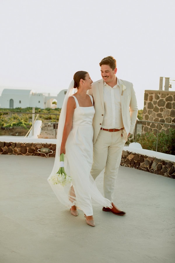 Destination Summer Wedding Beautiful Santorini