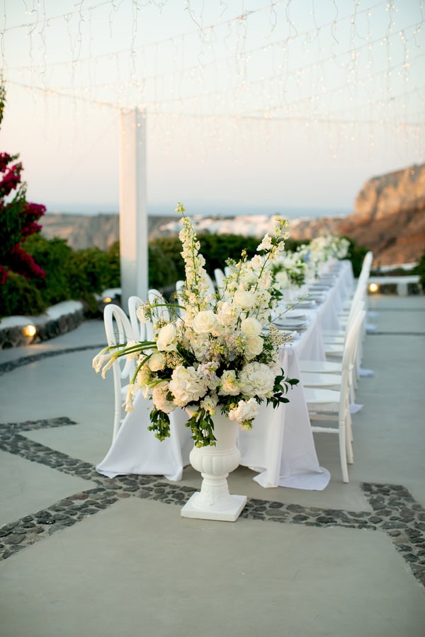 Destination Summer Wedding Beautiful Santorini