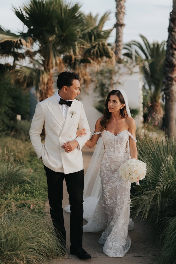 Elegant Spring Wedding White Flowers Stylish Details