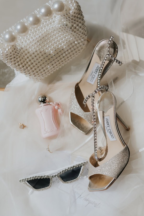 Elegant Spring Wedding White Flowers Stylish Details