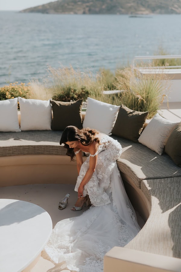 Elegant Spring Wedding White Flowers Stylish Details