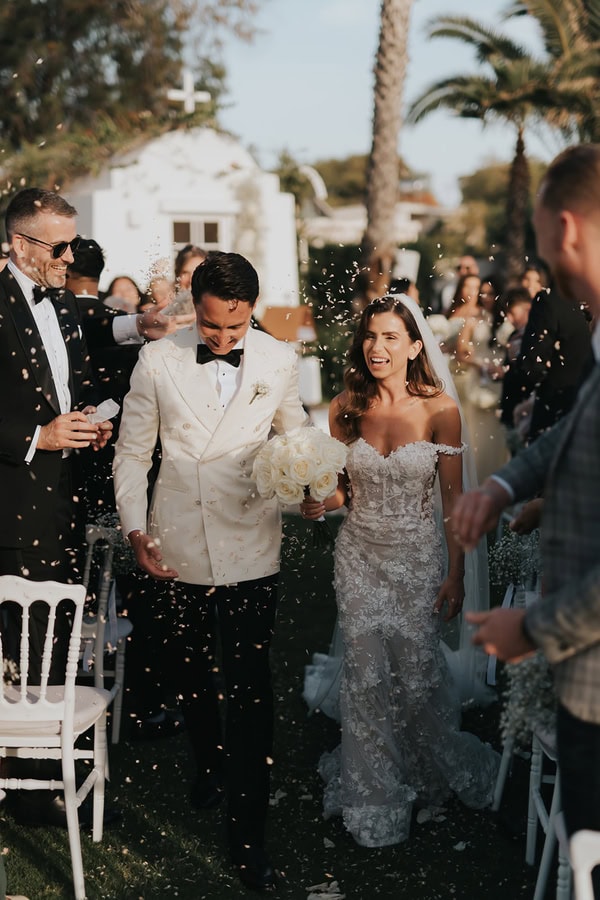 Elegant Spring Wedding White Flowers Stylish Details