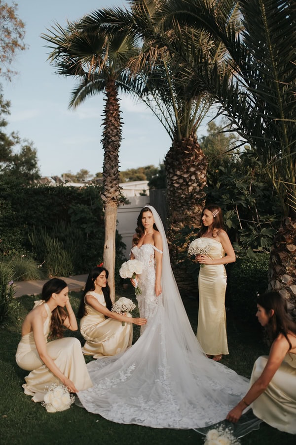 Elegant Spring Wedding White Flowers Stylish Details