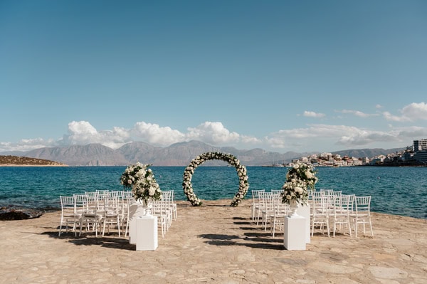 Romantic Destination Wedding Minos Beach Art Hotel
