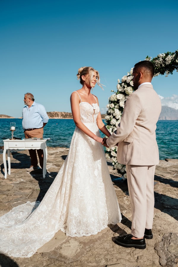 Romantic Destination Wedding Minos Beach Art Hotel