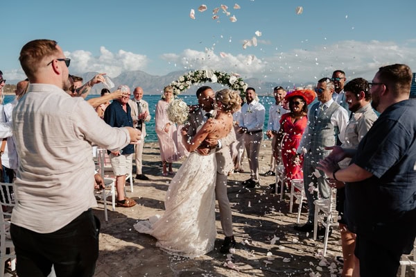 Romantic Destination Wedding Minos Beach Art Hotel