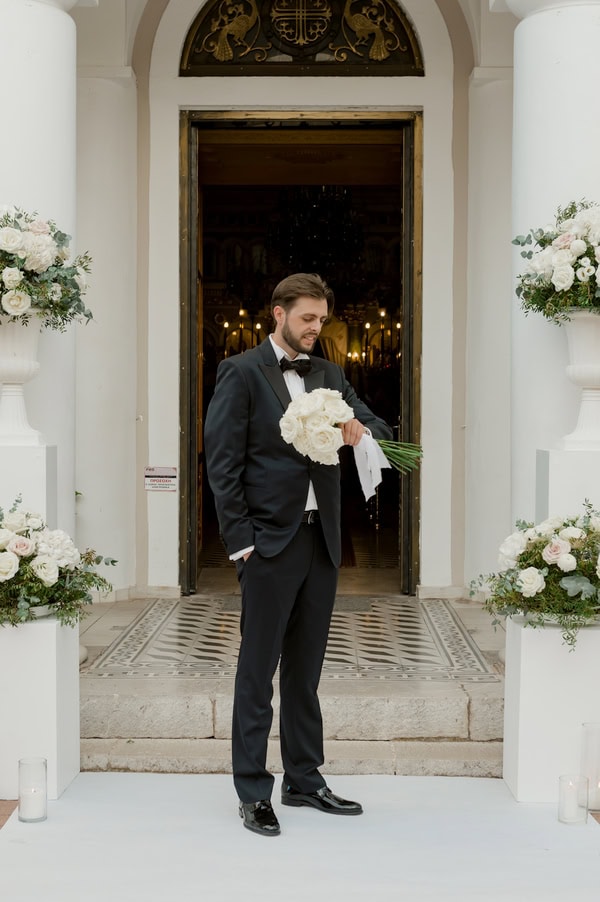 Romantic Fall Wedding White Blush Pink Hues