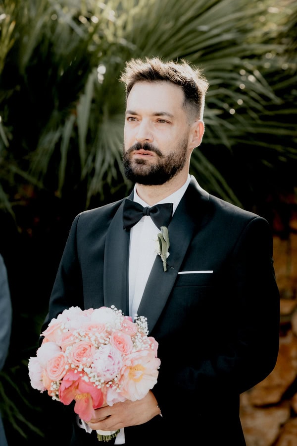 Romantic Summer Wedding Pale Peach Blooms