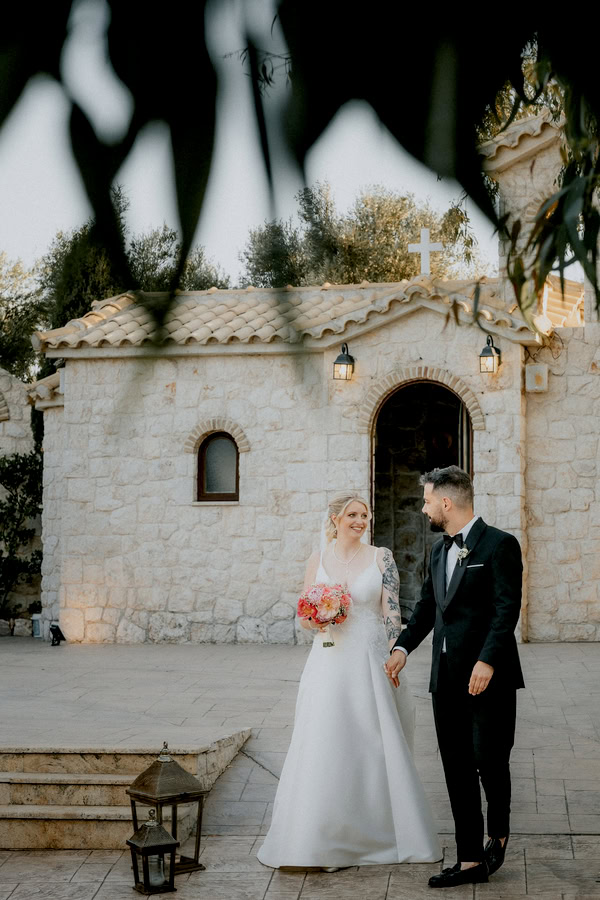 Romantic Summer Wedding Pale Peach Blooms